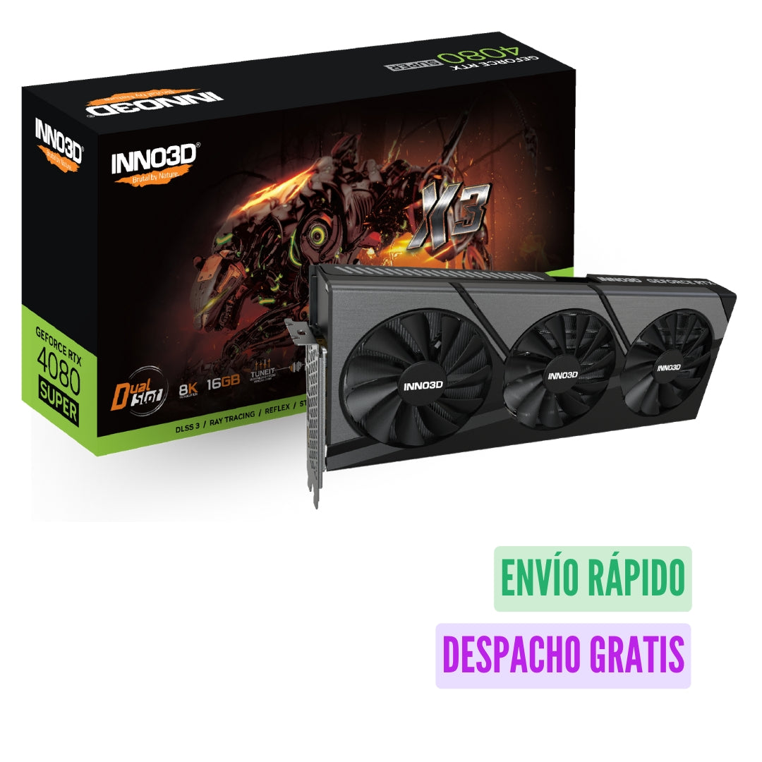 Tarjeta de Video RTX 4080 Super Nvidia GeForce 16GB GDDR6X 256-bit INNO3D